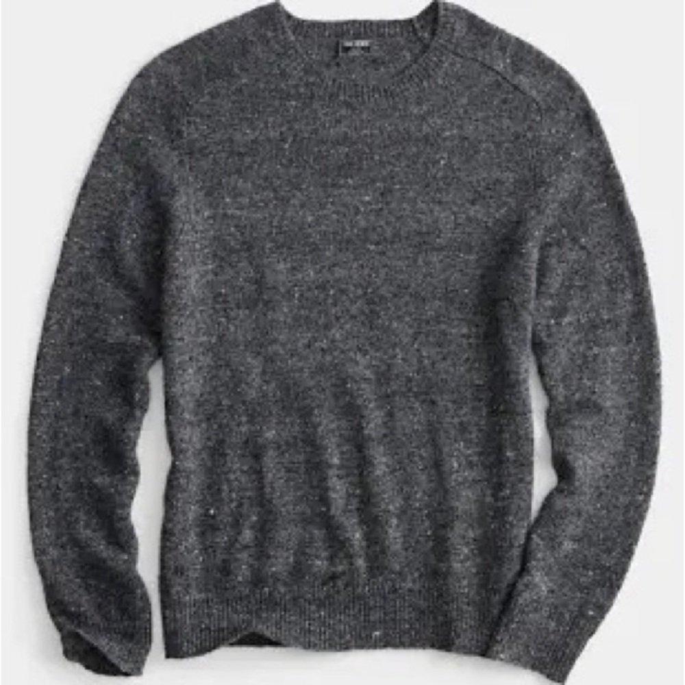 Talbots Dark Gray Cashmere Crewneck Sweater in XS